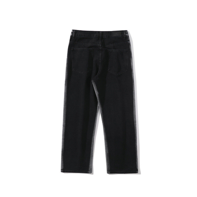 OEM Unisex Washed Jeans Hip Hop Straight Casual Wide Leg Fashion Pants