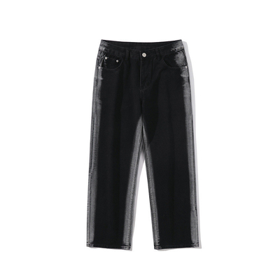 OEM Unisex Washed Jeans Hip Hop Straight Casual Wide Leg Fashion Pants