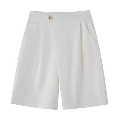 Summer New Polyester Five Point Pants Straight Panties Casual