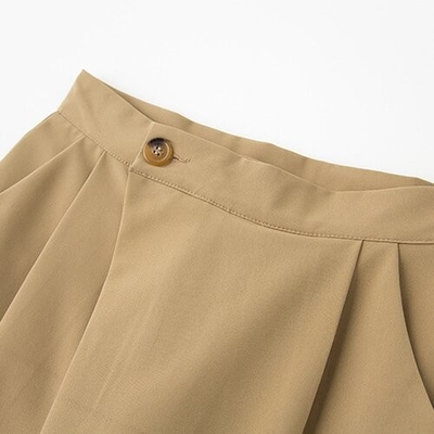 Summer New Polyester Five Point Pants Straight Panties Casual