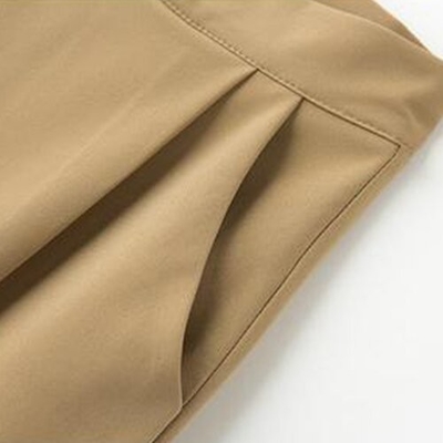 Summer New Polyester Five Point Pants Straight Panties Casual