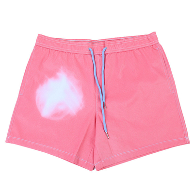 Skin Friendly Color Changing Swim Trunks Cool Quick Dry Board Shorts With Pockets