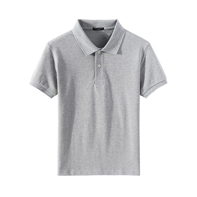 Classic Fit Short Sleeve Logo Golf Polo Shirts Solid Soft Cotton Golf Shirt