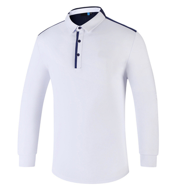 Fast Dry Breathable Turn Down Collar Shirt Long Sleeve Baggy Relaxed Spring Golf Clothes